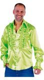 Rouches blouse groen mannen