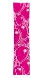 Roze ballonnen vaandel