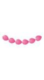 Roze ballonnenslinger knoopballon 3 meter