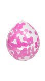 Roze confetti ballonnen 4 stuks