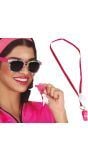 Roze Fluit met Lint