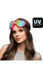Roze Hartjes Rave Bril