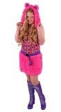 Roze katten jurk meisjes
