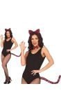 Roze Luipaard Outfit Set Dames