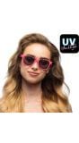 Roze Partybril met Wimpers