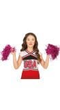 Roze Pom-Poms Meisjes 2 Stuks