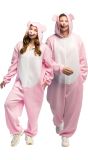 Roze Varken Jumpsuit Dames Heren