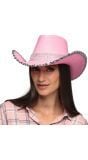 Roze Western Partyhoed Dames