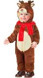 Rudolph Rendier Kerst Onesie Bruin Baby's