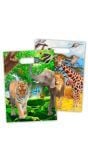 Safari verjaardag uitdeelzakjes 8 stuks