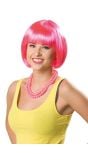 Sandy bobline pruik neon roze