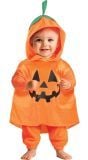 Schattige Oranje Pompoen Poncho Baby