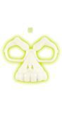 Schedel Bril Glow In The Dark