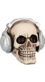 Schedel Koptelefoon Halloween Decoratie