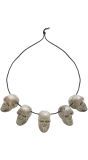 Schedels Halloween Ketting