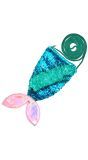 Schoudertas Zeemeermin Turquoise met Pailletten