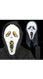 Scream Verlicht Masker met Kap Halloween