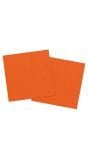 Servetten oranje 20 stuks