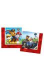 Servetten paw patrol kinderfeestje 20 stuks