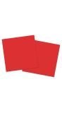 Servetten rood 20 stuks