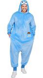 Sesamstraat Koekiemonster Onesie Blauw Volwassenen