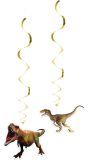Set Van 2 T-Rex Dino Decoratieswirls
