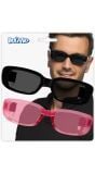 Set Van 2 Techno Festivalbrillen Zwart Roze