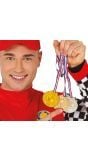 Set Van 3 Sport Medailles Goud Zilver Brons