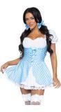 Sexy Blauw Oktoberfest Outfit Dames