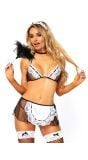 Sexy Dienstmeid Lingeriekostuum Dames