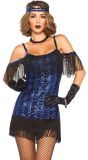 Sexy flapper jurk