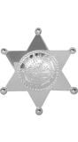 Sheriff deputy ster zilver