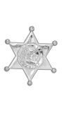 Sheriff Ster Zilver Politie Speld