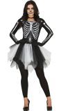 Skelet glitters jurkje dames