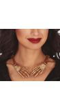 Skelet handen met botten ketting