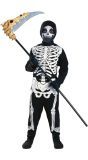 Skelet Jumpsuit met Capuchon Kinderen Halloween