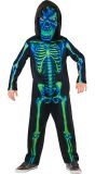 Skelet Outfit Jongens Neon Groen