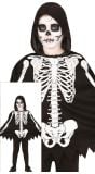 Skeleten poncho halloween kind