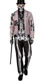Skeletgroom Pak Mannen Grijs