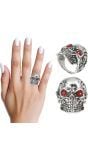 Skeletring met Rode Ogen