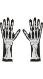 Skeletten bot handschoenen One-size-volwassenen