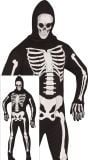 Skinsuit skelet halloween