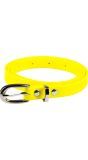 Smalle riem disco neon geel