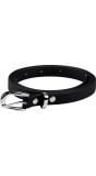Smalle riem disco zwart