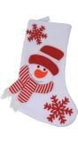Sneeuwpop kerstsok cadeau 45cm