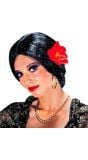 Spaanse Flamenco Danseres Pruik