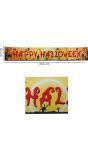 Spandoek 'Happy Halloween' 290 X 50 Cm