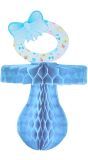 Speen decoratie blauw