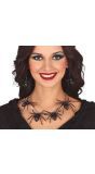 Spinnen ketting en oorbel set