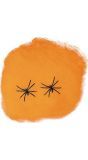 Spinnenweb Halloween decoratie oranje